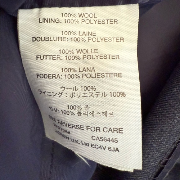 J. Crew Wool Sheath Dress Women’s Size 4 Blue Ruffle Accent Sleeveless Classic - Picture 9 of 9